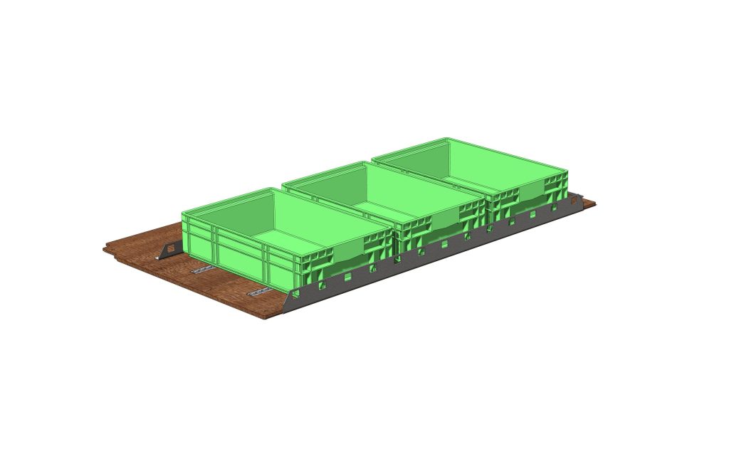 Lentyna 610 su Alu Rail
