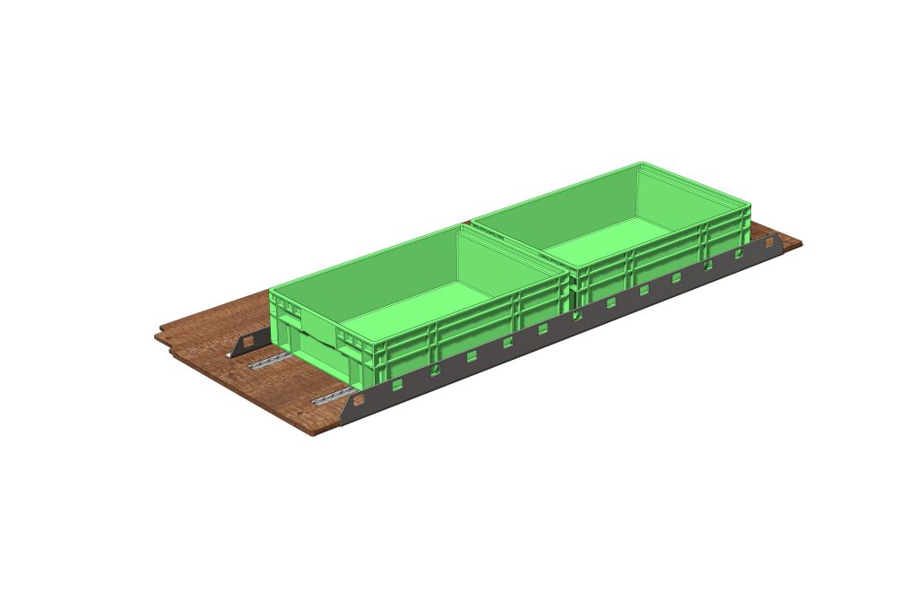 Lentyna 410 su Alu Rail